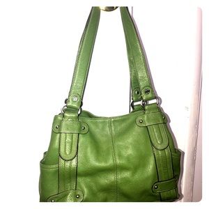 TIGNANELLO LEATHER SHOULDER BAG